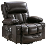 Power Electric massage lift lounge chair, suitable for the elderly, with heating and vibration W1807P299429