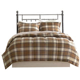 Full/Queen Classic Quilting Soft and Cozy Microfiber Solid Reverse Down Alternative Comforter Set B035100462
