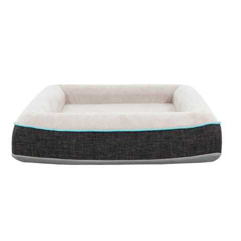 ZUN Pet Calming Large Dog Bed, Soft Memory Foam Floor Bed for Dog/Cat Sleeping, Waterproof, Washable B011P208178