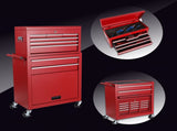Tool Chest, 8-Drawer Rolling Tool Storage Cabinet with 2 in 1 Detachable Top Tool Box, Liner, 39304479