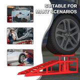 2 Pack Hydraulic Car Ramps 5T 11000lbs Low Profile Car Lift Service Ramps Truck Trailer W1422P195511