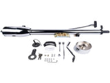 Chrome 30" Steering Column Hot Street Rod Tilt Automatic with Key and Adapter 22319633