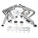 ZUN Exhaust Manifold Header for Chevy GMC 73-85 Small Block Long Tube 1-5/8 MT001016 19459982