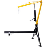 Receiver Hitch Mounted Hydraulic Swivel Pickup Truck Crane - 1000 lbs. Capacity With 3 Boom W465130745