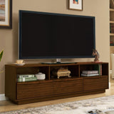 63" Mid-Century Modern TV Stand for TVs up to 75", Thick Sturdy Farmhouse Entertainment Cabinet, W1801P288509