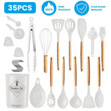 35Pcs Kitchen Cooking Utensils Set Spatula Set Baking Utensil Set Kitchen Accessories Necessities 36101078