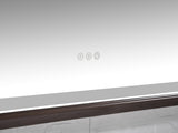 72 x6 Inch LED Bathroom Mirror with Aluminum Frame, Wall Mounted Vanity Mirror, Anti-Fog, Memory, W2287P358704