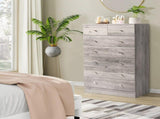Modern Simple 7-Drawer Dresser Gray 00534308