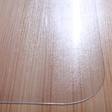 PVC Dull Polish Chairmat Protection Floor Mat 90x120x0.15cm Rectangular 75505734