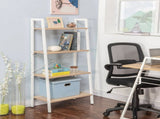 Industrial 4-Tier Bookshelf, Freestanding Rustic Display Bookcase Storage Rack Shelf Plant Stand for 47184923
