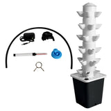 30 Plants Home Gardening System with Pump and Movable Water Tank Vegetable Plant Gift for Gardening 94884584
