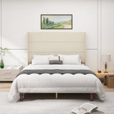 Stylish High Headboard Bed, 54 "High Headboard, High Quality, Comfortable High Back Design Ideal for W1716P221487