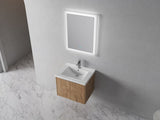 Bathroom Cabinet With Sink,Soft Close Doors,Float Mounting Design,24 Inch For Small W99950714