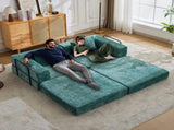 Compression Sofa,Convertible Floor Sofa Bed with Fixed-Shape Frame, Loveseats Boneless Modular 11854585