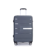 Hardshell Suitcase Double Spinner Wheels PP Luggage Sets Lightweight Durable Suitcase with TSA W284112582