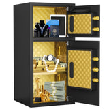 Large Double-door Coin-operated Safe,Digital Security Safe with Fireproof and Waterproof Bag,6.0 W1779P283321