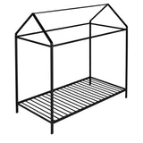 House Bed Frame Twin Size , Kids Bed Frame Metal Platform Bed Floor Bed for Kids Boys Girls No Box WF286771AAB
