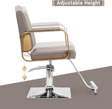 ZUN Salon Chair Styling Barber Chair, Beauty Salon Spa Equipment with Heavy Duty Hydraulic Pump, 50053776