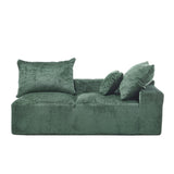 UNITED WE WIN Memory Foam 2-Seater Couch, No Installation & Easy to Transport, Deep Seat Modern Sofa W1568P222614