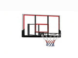 Wall Mount Basketball Hoop System for Community Court Upgrade, 43" x 30" Shatter Resistant 12067164