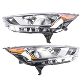 2pcs Left & Right Headlight Assembly Halogen with Bulb Fit for Ford Transit 2019-2023 KT1Z13008B 14796333