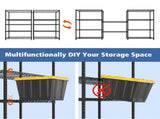 5 Tier Wire Shelving Unit-Metal Storage Shelves, Adjustable Wire Rack, Garage Shelving 52081089