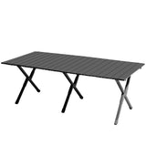 Folding Camping Table Portable Picnic Table, Lightweight Roll up Side Table Outdoor Camp Table for 21644052