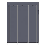 ZUN 67" Portable Closet Organizer Wardrobe Storage Organizer with 10 Shelves Quick and Easy to Assemble 09015276