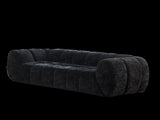 Chenille Pure Foam Sofa, Quilted Cloud Sofa, Deep-Seat Chenille Pure Foam Sofa, Comfortable W834P442224