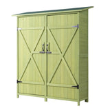 Fir Wood Shed Garden Storage Shed Green 68554949