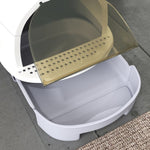 ZUN Cat Litter Box、Cat Litter Box Enclosure 81310924