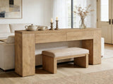 Old 56870336 Long Console Table 64037500