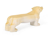 MGO DOG BENCH, Outdoor Bench, Light Brown, No Assembly Required 84420456