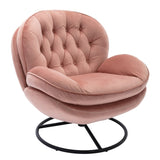 Accent chair TV Chair Living room Chair Pink sofa with Ottoman W676P232272