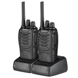 BF-88A 5W FRS Frequency Handheld Walkie Talkie Black 60209537