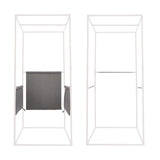 Portable Full Size Black Infrared Sauna tentPersonal Home Spa, with Infrared Panels, Heating Foot W78233990