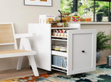 Organizer for Pantry -Sliding out cabinet , Multi-Layer Soda Can Organizer for Pantry, Mobile W331P379769
