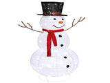 60*60*120cm 30.00V 3.60W Snowman Snow Fleece Garden Snowman Decoration White 04827408