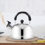 ZUN Induction Whistling Kettle, Tea Kettle, Kettle Made of Stainless Steel, 2L Hot Water Tea Pot for All 90205666