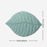 ZUN Dog Blanket Decor 3D Leaves Shaped Pet Blanket Cushion Household Dog Bed Cat Bed Pet Blanket Warm 63869846