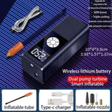 Wireless car inflatable pump high-power portable intelligent digital display inflatable treasure 03459503