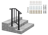 Matte Black Outdoor 1st Tier Iron Handrail 03004302