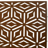 Outdoor & Indoor Privacy Metal Privacy 76" H48" W, Freestanding Decorative Privacy W465P193267
