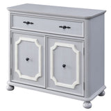 Grey 2-door Accent Cabinet with 1 Drawer B062P185706