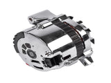 180A 12V Chrome Alternator V-Belt Pulley 1 Wire for Chevy GM BBC SBC 305 350 396 454 1985-1993 49796132