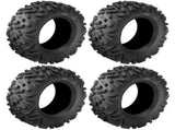 Set of 4 ATV UTV Tires 25x8-12 25x8x12 Front & 25x10-12 25x10x12 Rear 6PR 71068425
