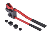 Red Manual Knockout Hole Punch Driver Kits Lever Sheet Metal Stud Punch with Dies for Pipe Sizes 49253476