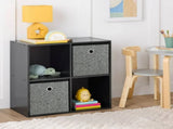 4 Cube Storage Organizer, Black 50402674