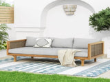 CLAREMONT 3 SEATER DAYBED WITH RATTAN ARMS N770P205570L