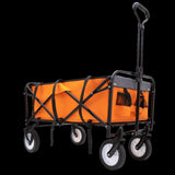 Collapsible Foldable Wagon with strapping system Beach Wagon Utility Utility Wagon Grocery W2932P210083